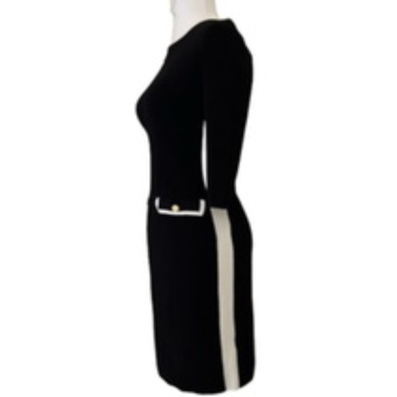 Knit 3/4 Sleeve Sheath Dress - Picture 3 of 10